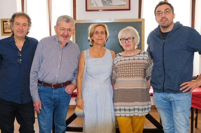 Da sinistra Gianni Bettoni, Anna Maria Colombo, Alberto dell’Acqua, Marina Cattaneo e Pippo Rocco
