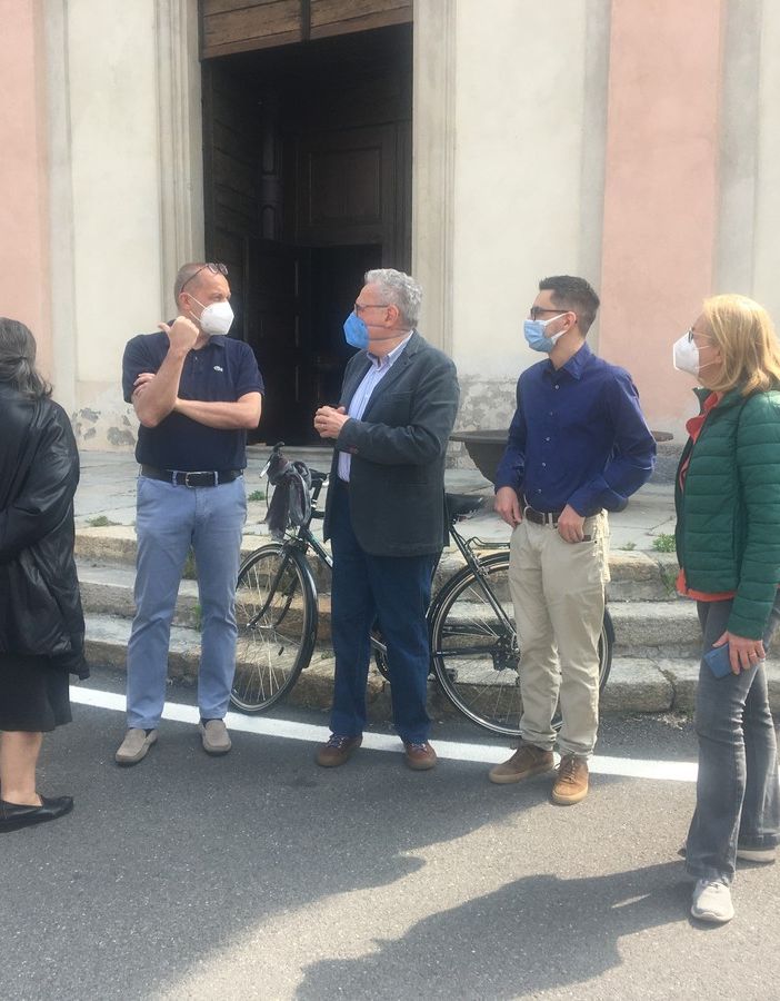 Maurizio Maggioni candidato sindaco con il Pd in tour a Sacconago
