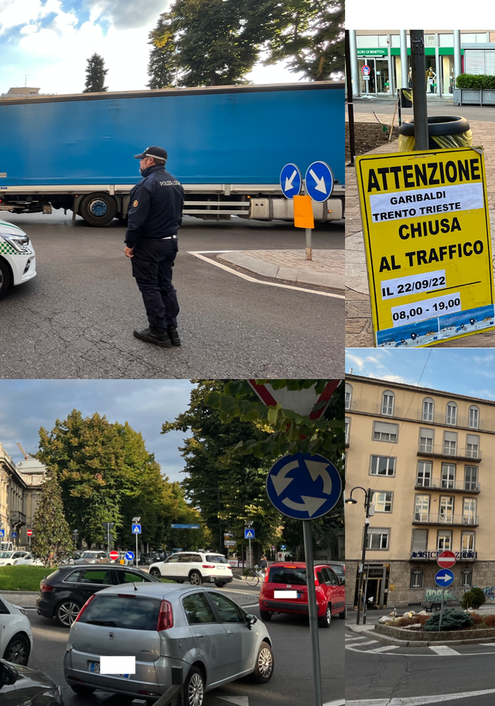 VIDEO E FOTO. Automobilisti tesi, ciclisti e pedoni timidi poi il grido: «La strada è tutta nostra»