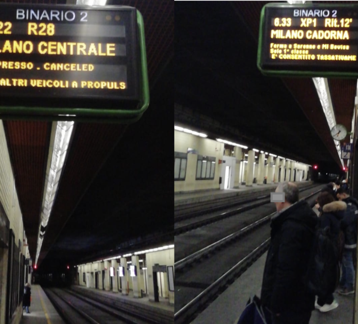 Caccia al Malpensa Express tra soppressioni e ritardi