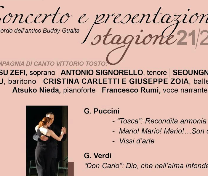 Ponchielli, concerto d'apertura ricordando Buddy Guaita