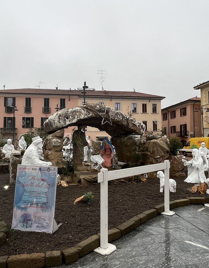 Il presepe storicamente era in piazza Santa Maria