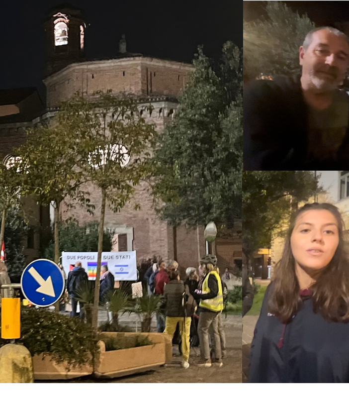 VIDEO. Le bandiere, le voci, i rintocchi per la pace: «Bisogna vigilare, non siamo spettatori»