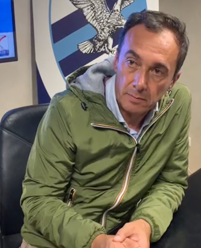 L'allenatore tigrotto Luca Prina