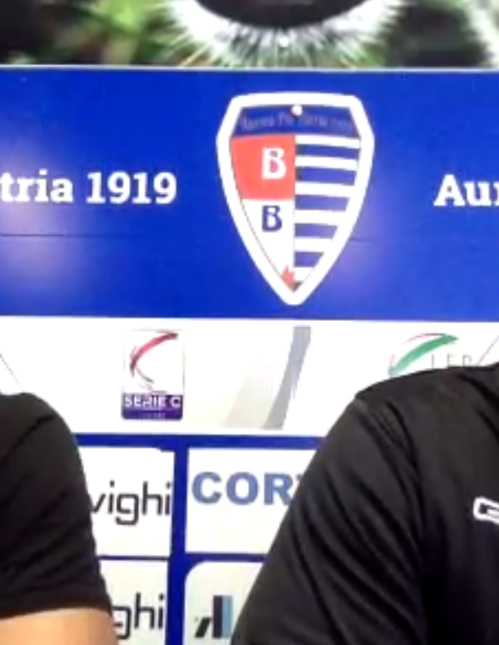 Riccardo Colombo e Ivan Javorcic in sala stampa