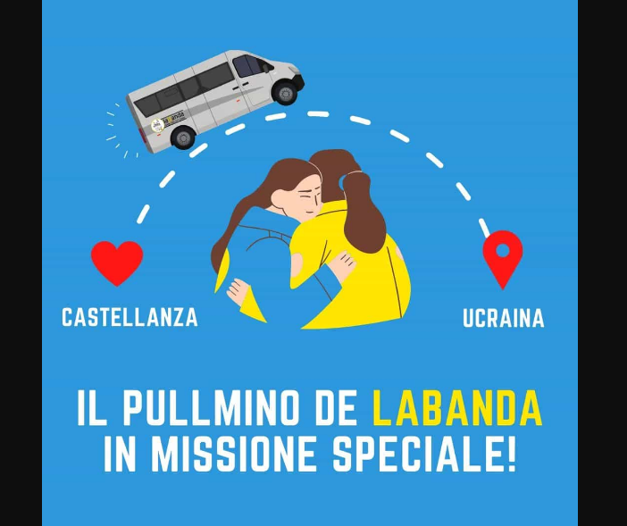 Castellanza, in viaggio verso il confine ucraino con il pulmino della cooperativa La Banda
