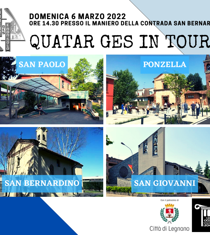 Legnano, associazione Quatar Ges in tour. Alla scoperta del quartiere San Paolo