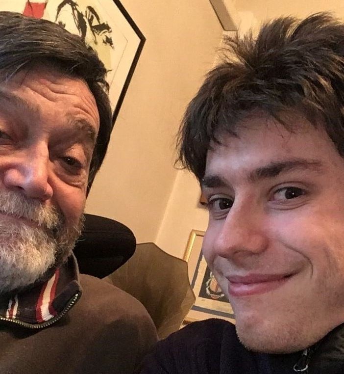 Roberto Petazzi con il figlio Federico
