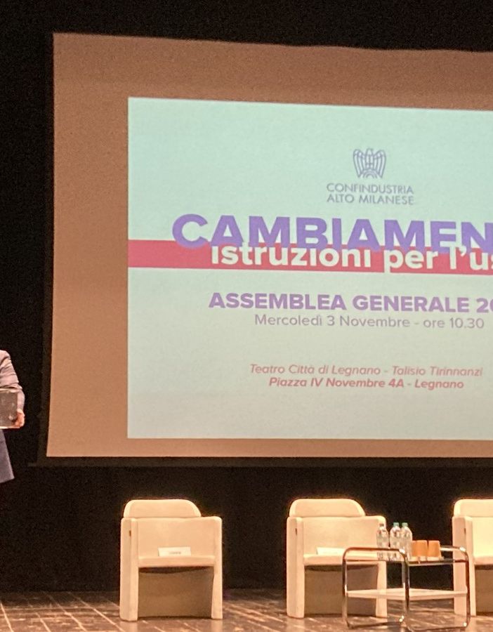 L'ultima assemblea di Confindustria Alto Milanese con il presidente Rossetti già faceva percepire la crescita e la voglia di investire