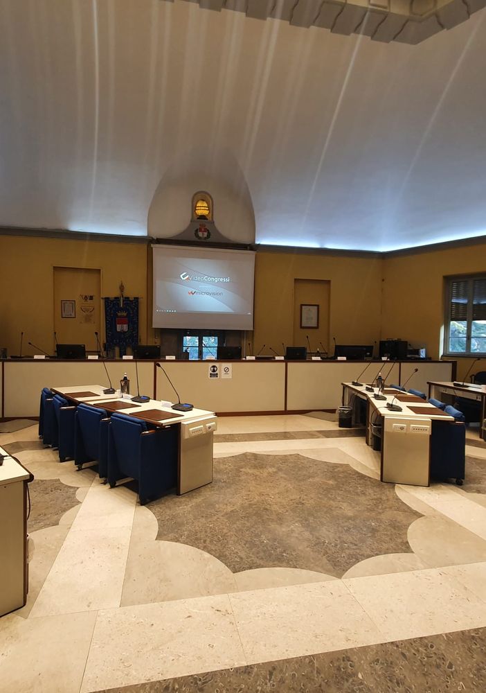 Palazzo Gilardoni e la sala consiglio