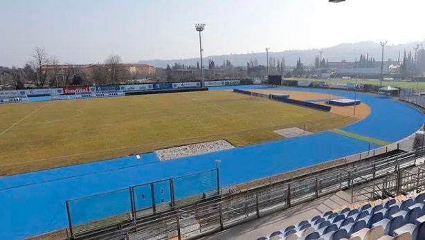 Lo stadio “Lino Turina” di Salò