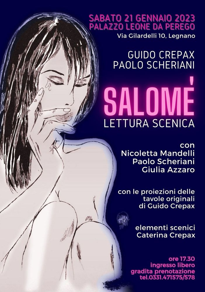 Salomè, una lettura scenica fra teatro e fumetto