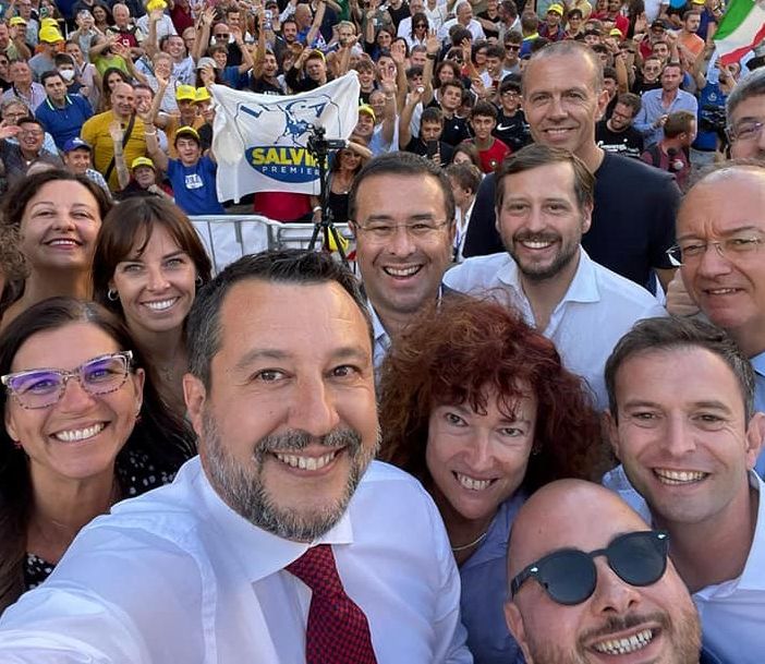 Salvini a Varese (foto dalla pagina Facebook Lega Varese - Salvini Premier)