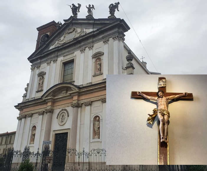 Busto, il crocefisso di San Michele ha ritrovato l’antico splendore