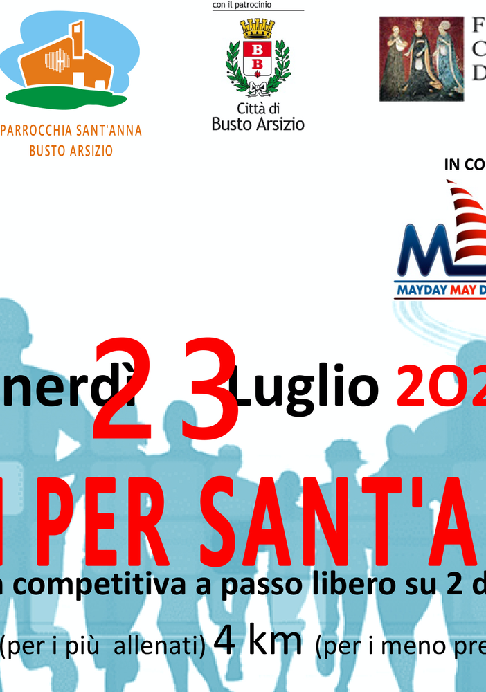 A Busto Sant'Anna corre per finanziare il dormitorio