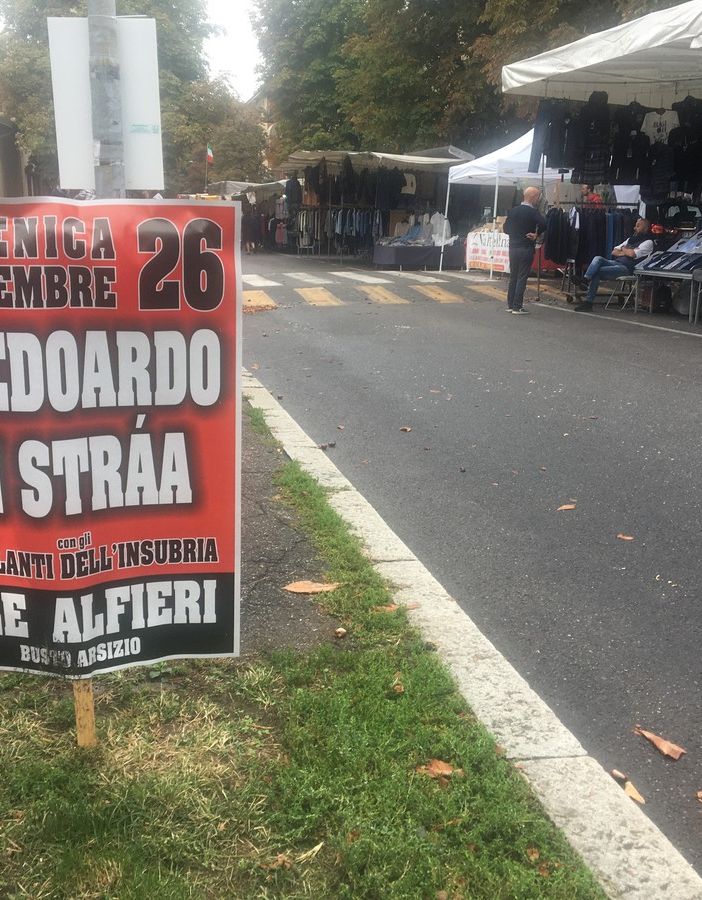 Busto, bancarelle a Sant'Edoardo: un altro viale è possibile
