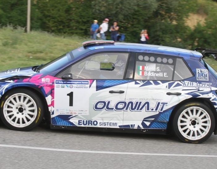 Simone Miele sulla Skoda Fabia R5