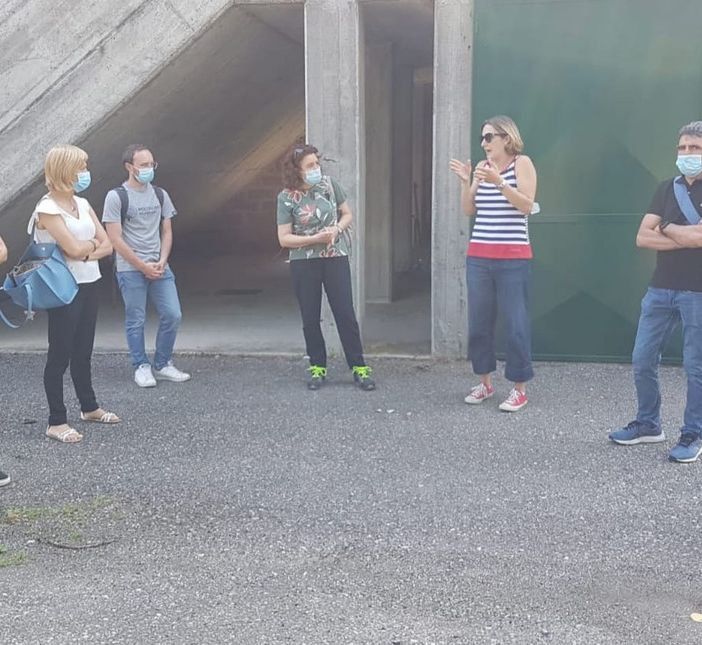 Il sopralluogo al depuratore di Olgiate Olona della scorsa settimana