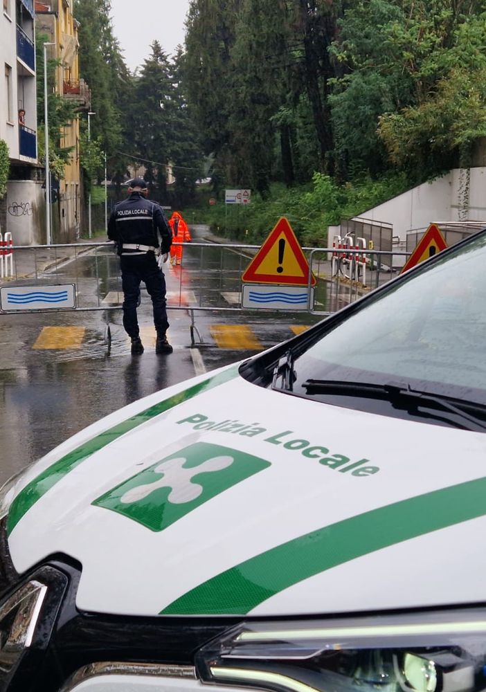 FOTO. Torna la pioggia, sottopassi di Busto allagati
