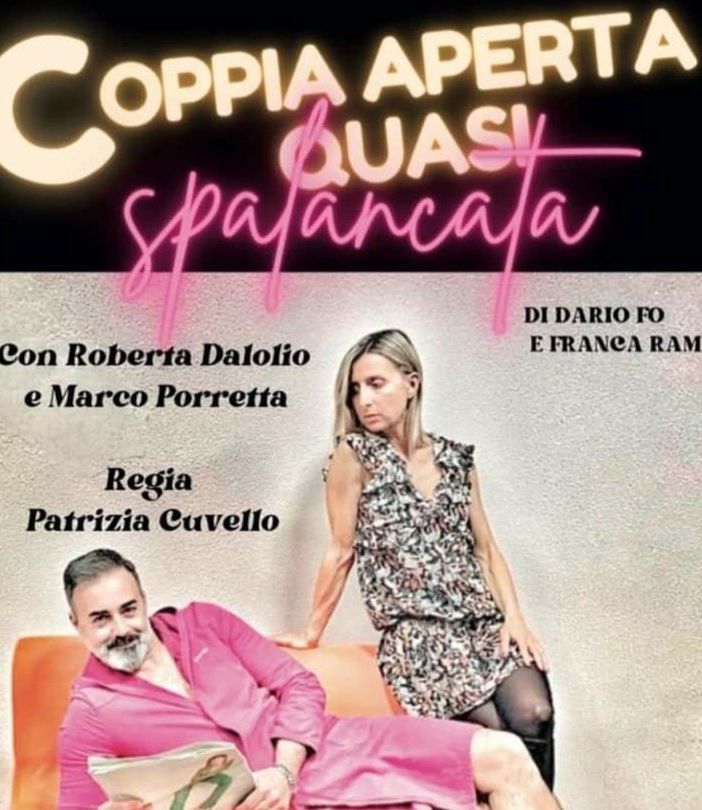 Olgiate: “Coppia aperta, quasi spalancata” al teatro Don Pino Ballabio