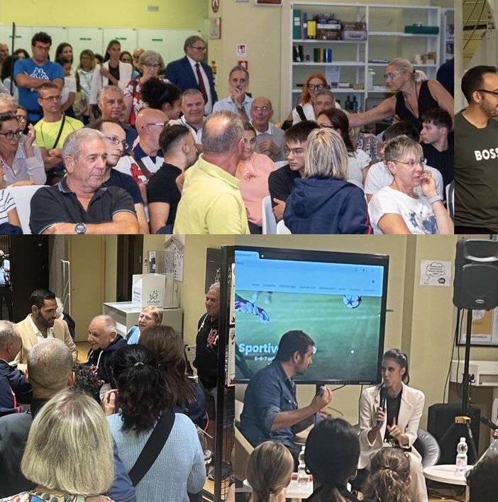 La gioia di scoprire storie dello sport nella biblioteca Roggia. E che festa per i piccoli (ma in realtà di ogni età) fans di fronte ai campioni olimpici