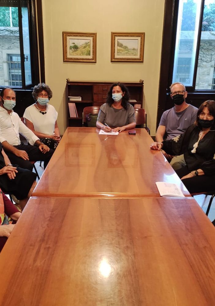 La riunione di lunedì 6 settembre del tavolo delle identità, postata dalla vicesindaco Maffioli
