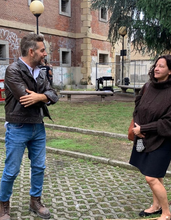 Manuela Maffioli con Daniele Bossari