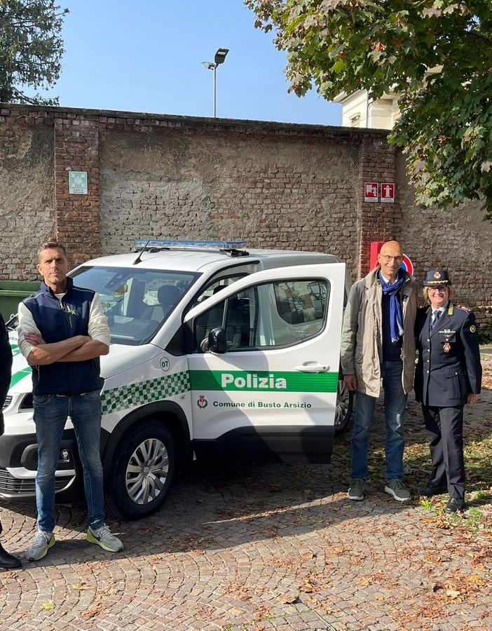 Per la Polizia locale di Busto nuovo ufficio mobile per combattere lo spaccio