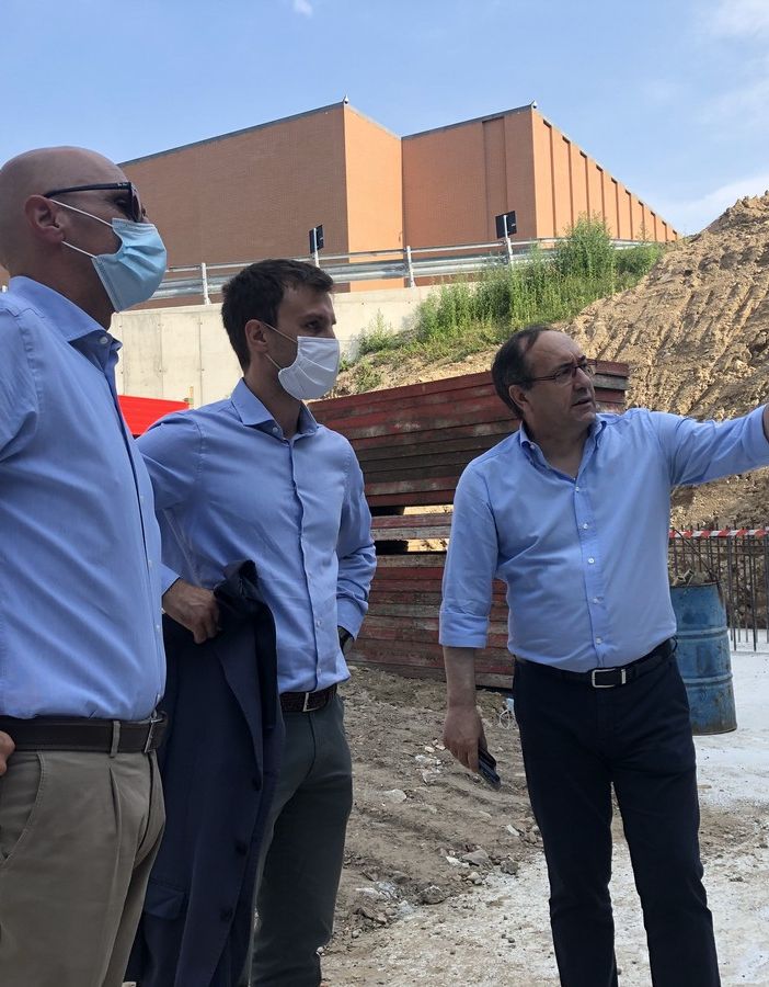 Il sopralluogo in viale Europa a Varese