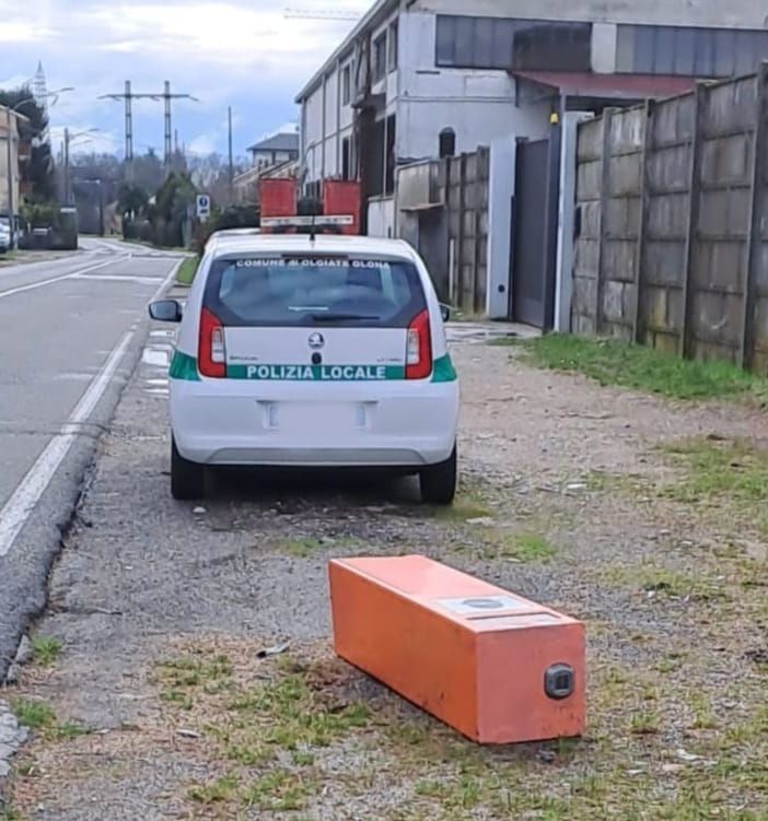 Autovelox abbattuto a Olgiate. Ma Fleximan non c’entra
