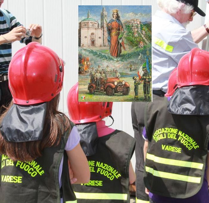 Quando Angelo Marcora fondò l'associazione Vigili del fuoco. Settant'anni dopo si celebra anche scendendo dal campanile di Santa Maria