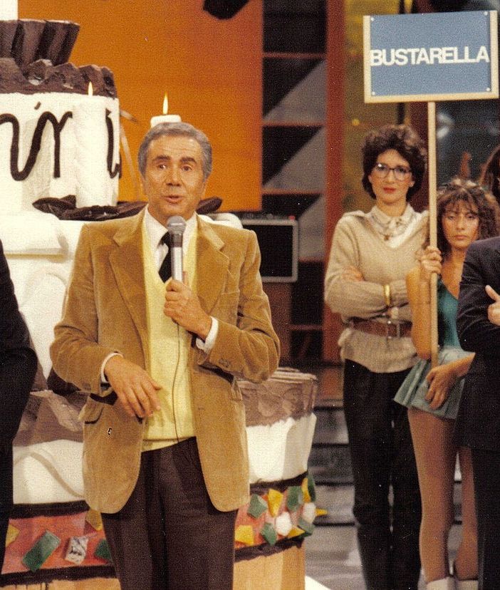 Renzo Villa, fondatore di Antennatre, con Enzo Tortora