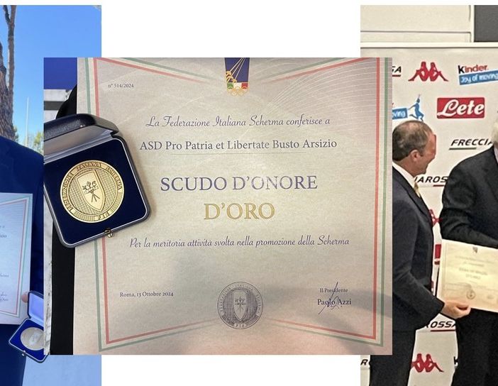 Pro Patria Scherma, doppio riconoscimento nazionale