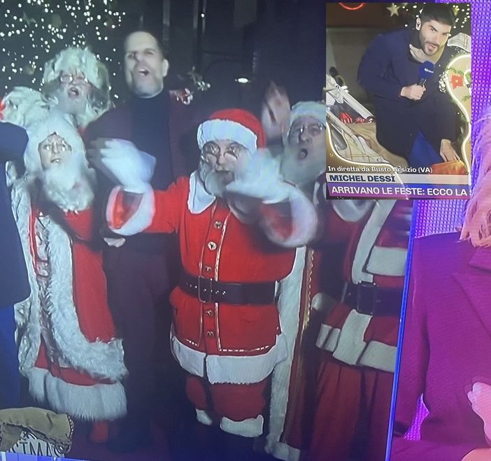 LA FOTO. Se è Busto a fare scuola sul (Babbo) Natale