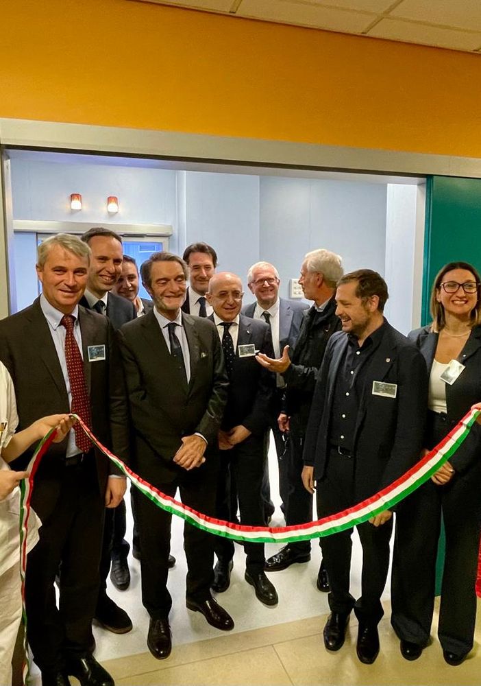 Taglio del nastro delle due nuove sale ibride all'Ospedale di Circolo