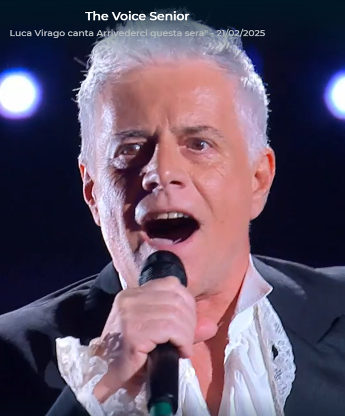 Luca Virago a The Voice Senior