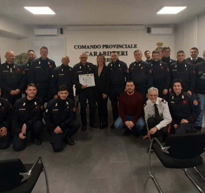 Il saluto dell'Arma dei carabinieri al brigadiere capo Salvatore Di Bella: una vita a difesa dell'ambiente