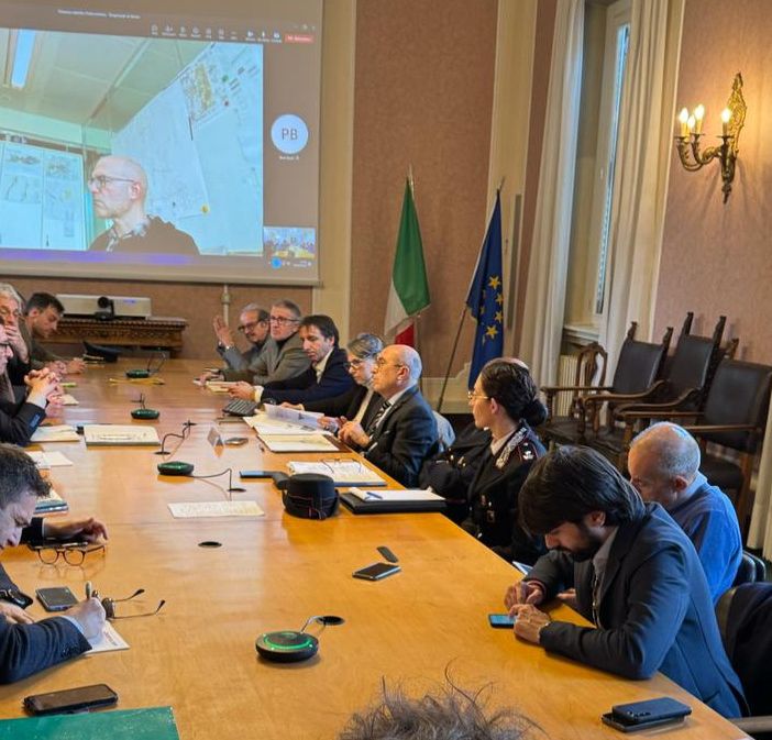 Un momento dell'incontro in Prefettura dello scorso 20 febbraio