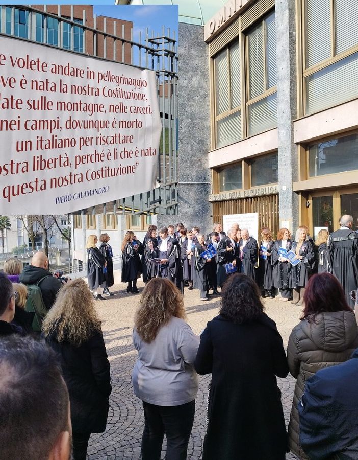 Anche a Busto lo sciopero dei magistrati in difesa della Costituzione