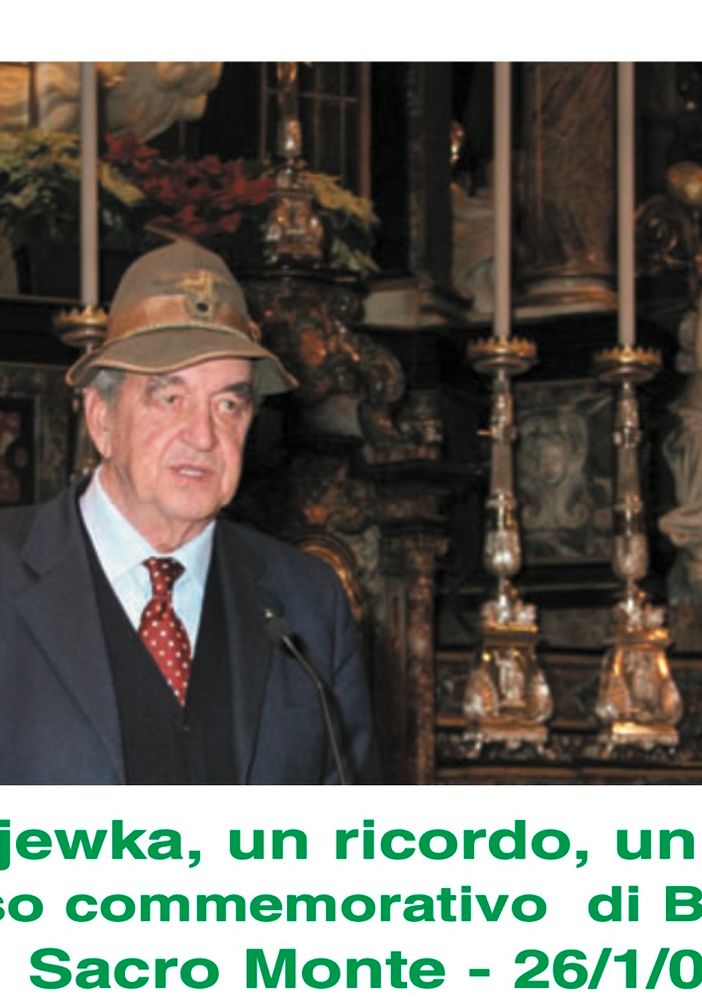 Quel Pizzul alpino commosso al Sacro Monte mentre invitava a costruire un mondo migliore: «Ha ricordato Nikolajewka con umiltà e condivisione fraterna»