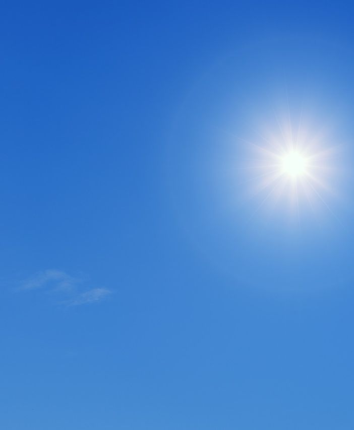 Sole e caldo ma occhio al vento e a qualche temporale domani sera