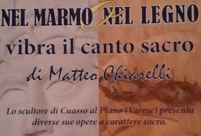 “Nel marmo o nel legno”: mostra personale di Matteo Chiarelli al Sacro Monte
