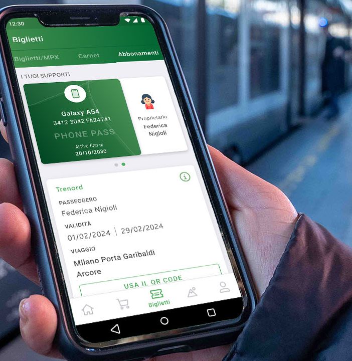 L’abbonamento Trenord è sullo smartphone: “Se non lo trovi, fallo squillare”