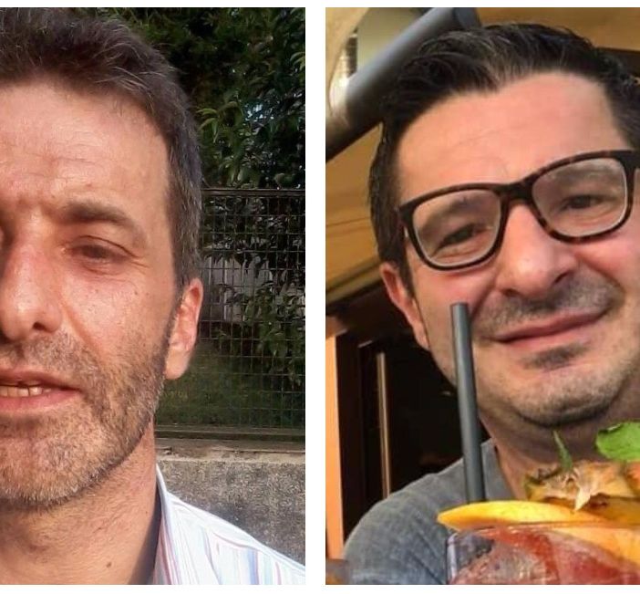 Andrea Cervini e Luciano Pignatiello in una foto tratta dalla pagina Facebook Lavoratori/trici Whirlpool