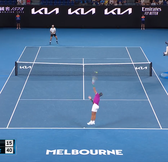 Il sogno australiano di Berrettini si infrange su Nadal