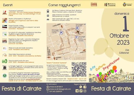 A Cairate una domenica di festa tra arte cultura e degustazioni