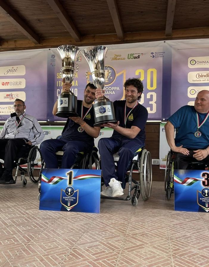 De Fiorio e Bagdasar della Polha Varese si aggiudicano la Supercoppa di calcio balilla paralimpico