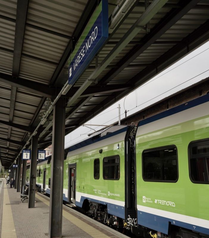 Due treni Caravaggio in servizio sulla Milano Cadorna-Varese-Laveno