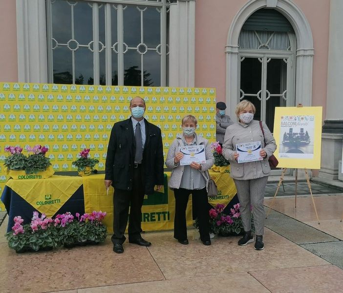 La premiazione dell'edizione 2020 di Balconi Fioriti