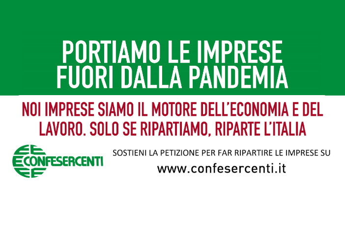 &quot;Portiamo le imprese fuori dalla pandemia&quot;: la protesta nazionale di Confesercenti